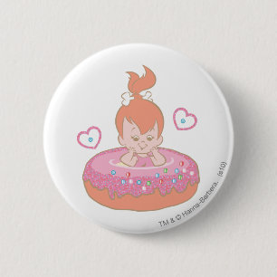 Badge Rond 5 Cm PEBBLES™ dans le Donut