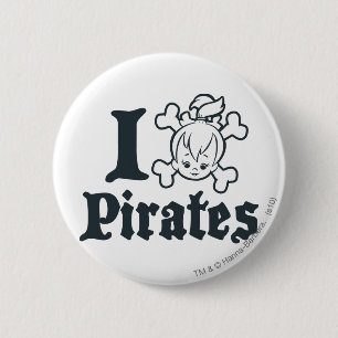 Badge Rond 5 Cm PEBBLES™ Le pirate