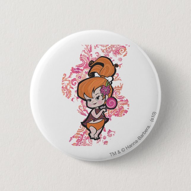 Badge Rond 5 Cm PEBBLES™ Loli (Devant)
