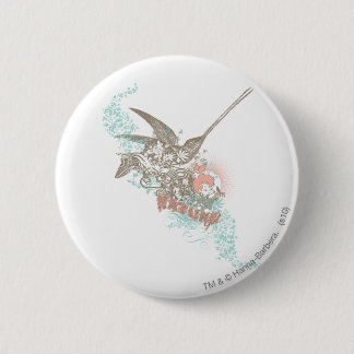 Badge Rond 5 Cm PEBBLES™ Nature Girl