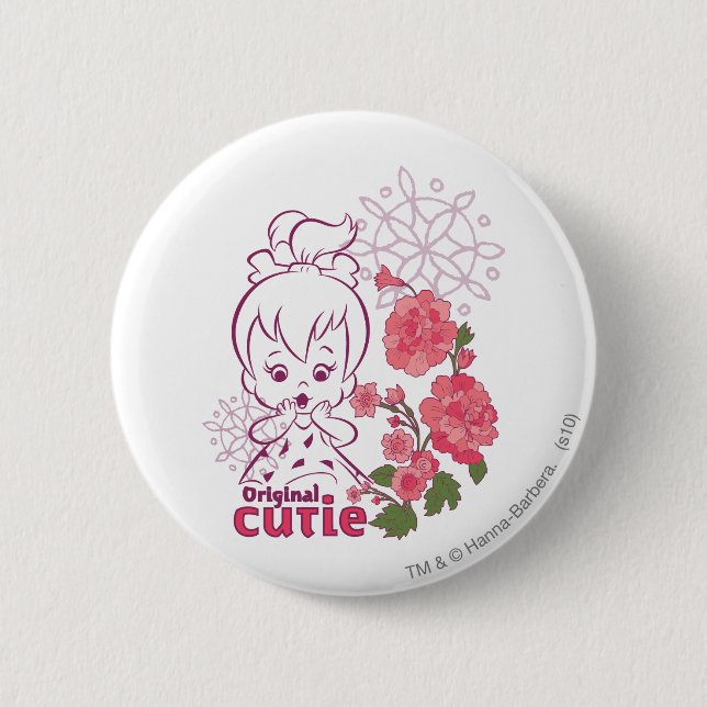 Badge Rond 5 Cm PEBBLES™ Original Cutie (Devant)