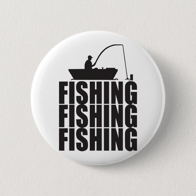 Badge Rond 5 Cm pêche (Devant)
