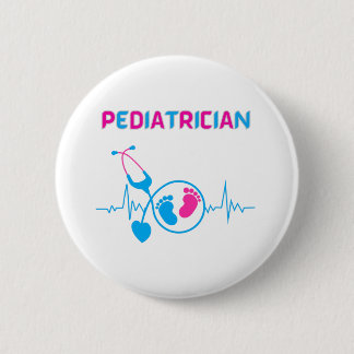 Badge Rond 5 Cm pédiatre, pédiatre, médecin pédiatre, pédiatre,