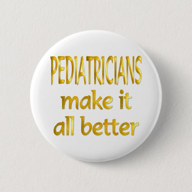 Badge Rond 5 Cm Pédiatres (Devant)