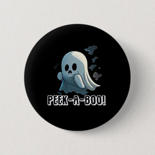 Badge Rond 5 Cm Peekaboo Halloween Edition