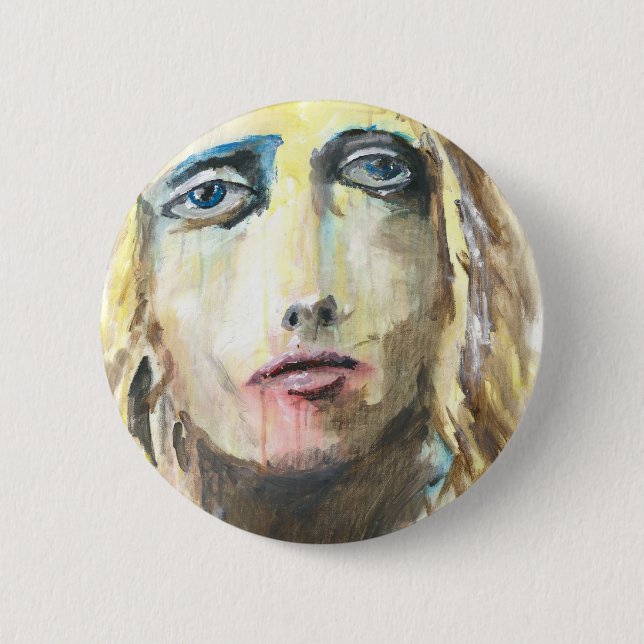 Badge Rond 5 Cm Peine (Devant)