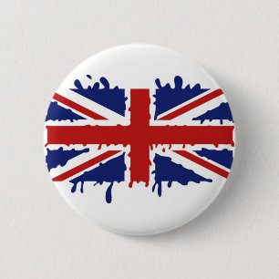Badge Rond 5 Cm Peinture britannique