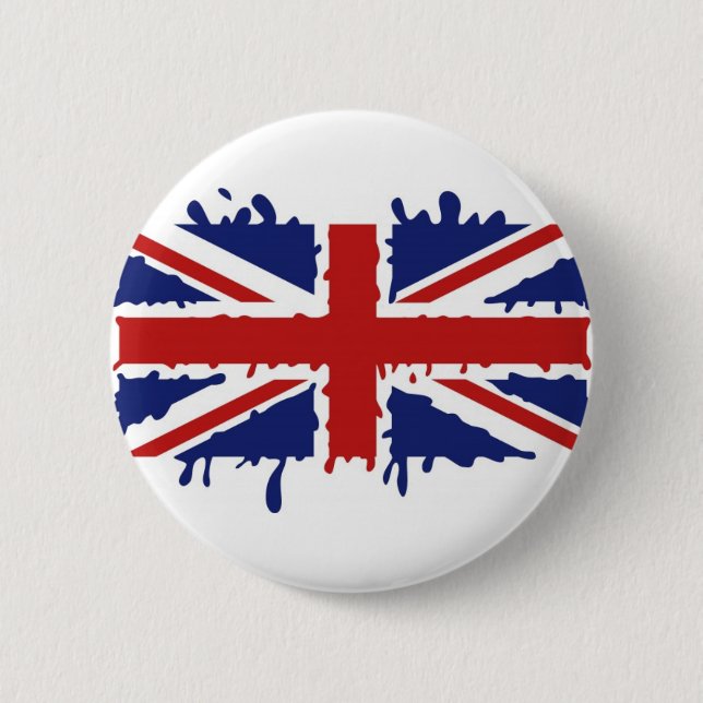 Badge Rond 5 Cm Peinture britannique (Devant)