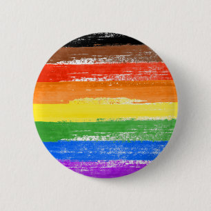 Badge Rond 5 Cm Peinture de fierté LGBTQIA+