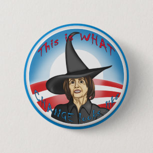 Badge Rond 5 Cm Pelosi : Ressemble au changement
