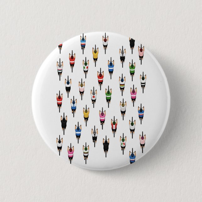 Badge Rond 5 Cm Peloton (Devant)