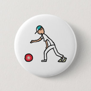 Badge Rond 5 Cm Pelouse Bowls
