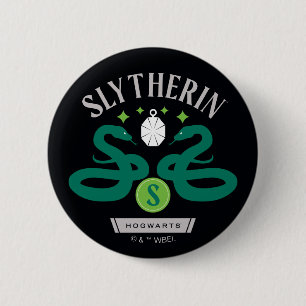 Badge Rond 5 Cm Pendentif double serpent de la maison SLYTHERIN™ G