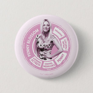 Badge Rond 5 Cm Penny Blossom Info Graphique