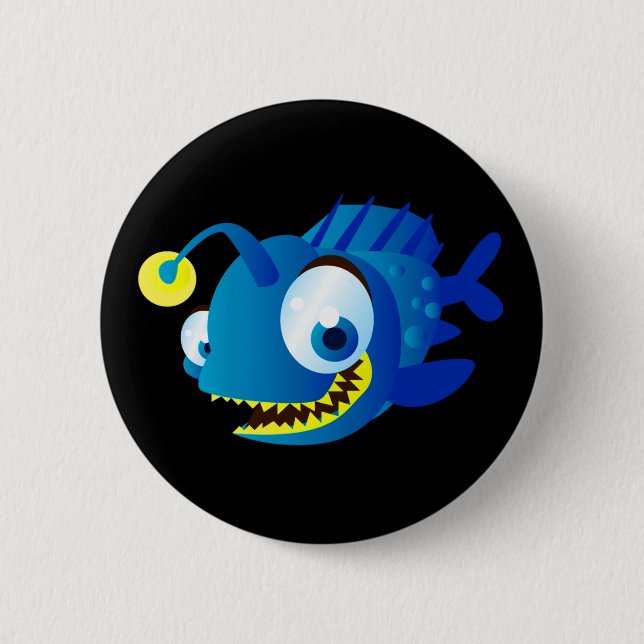Badge Rond 5 Cm Penny le piranha (Devant)