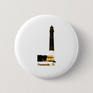 Badge Rond 5 Cm Pensacola FL Phare Or Le MUSÉE Zazzle Gif