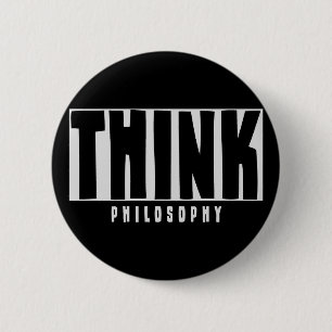 Badge Rond 5 Cm Pensez la philosophie
