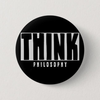 Badge Rond 5 Cm Pensez la philosophie