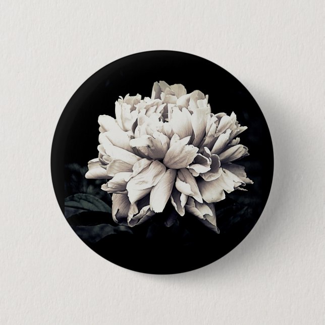 Badge Rond 5 Cm Peony (Devant)