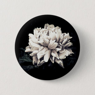Badge Rond 5 Cm Peony