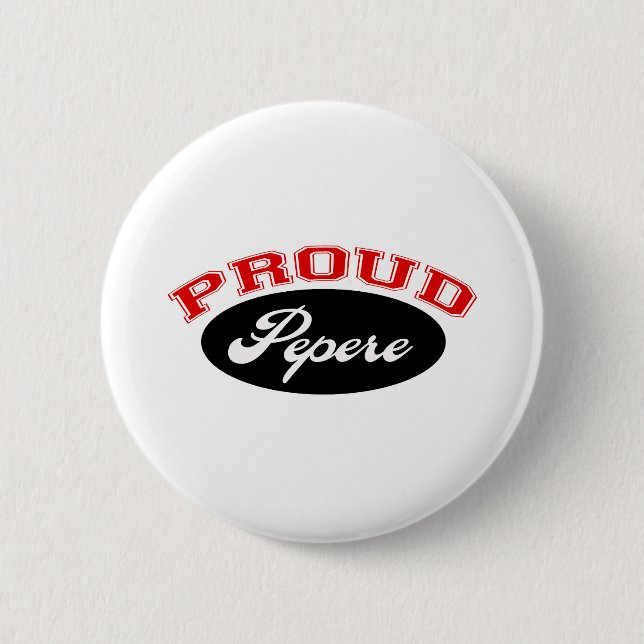 Badge Rond 5 Cm Pepere fier (Devant)