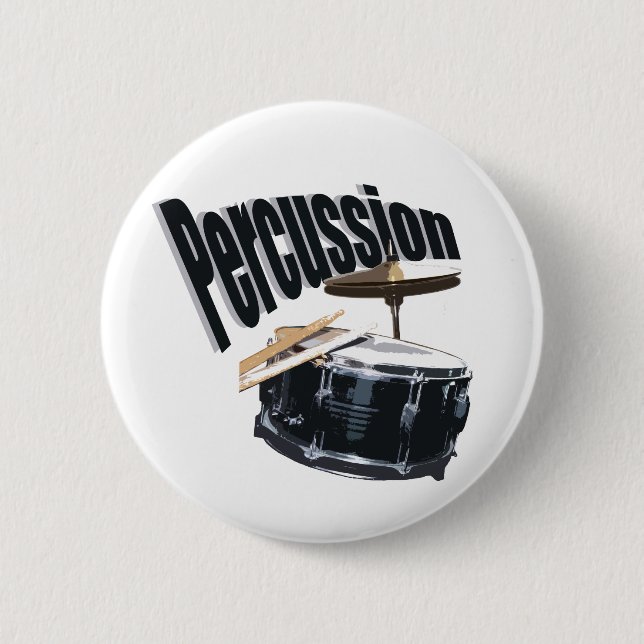 Badge Rond 5 Cm Percussion/Snare (Devant)