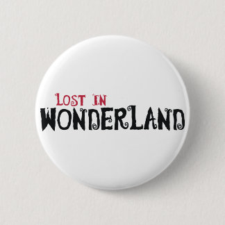 Badge Rond 5 Cm Perdu au pays des merveilles