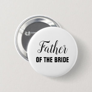 Badge Rond 5 Cm Père de la fête de mariage de mariée