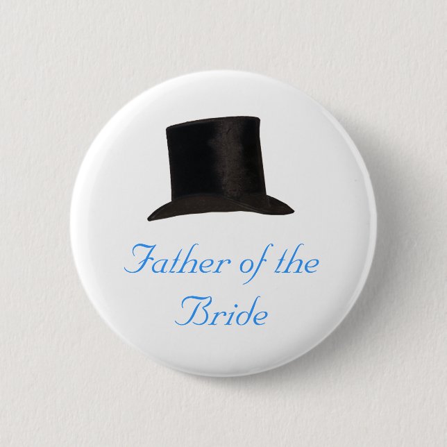 Badge Rond 5 Cm Père de la jeune mariée (Devant)
