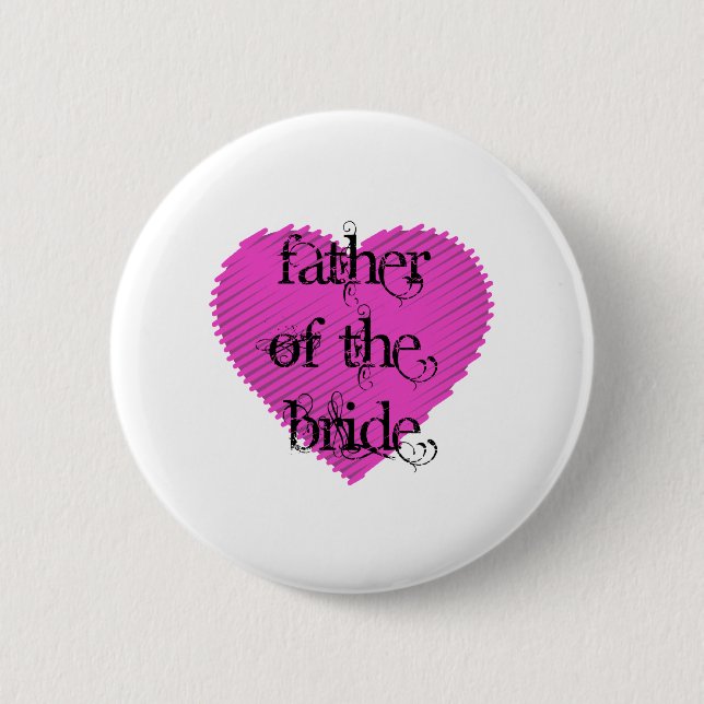 Badge Rond 5 Cm Père de la mariée (Devant)