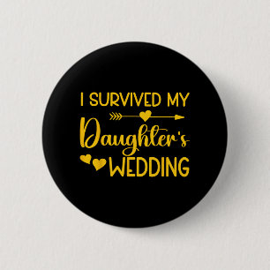 Badge Rond 5 Cm Père de la mariée, tenue de fête de bachelorette d