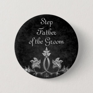 Badge Rond 5 Cm Père de l'étape mariage