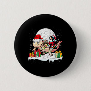 Badge Rond 5 Cm Père Noël Appenzeller Sennenhund équitation Axolot