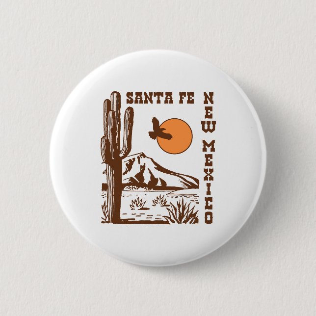 Badge Rond 5 Cm Père Noël Fe (Devant)