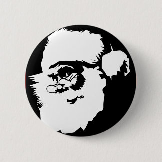 Badge Rond 5 Cm Père Noël frais