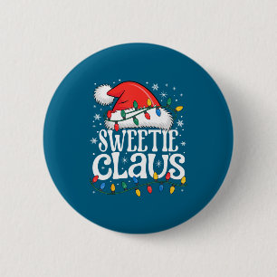 Badge Rond 5 Cm Père Noël Funny Noël Christmas Grand-mère Vacances
