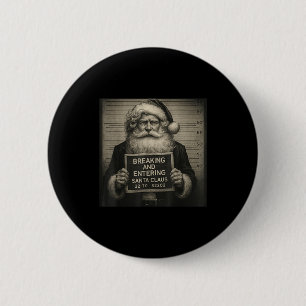 Badge Rond 5 Cm Père Noël vintage Noël – Mugsho rétro du Père Noël