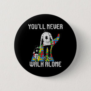 Badge Rond 5 Cm Père vintage Fils Famille Autistique Enfants Autis