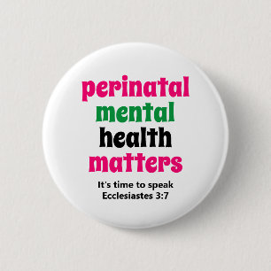 Badge Rond 5 Cm Perinatal Mental Health Matters