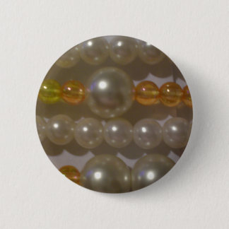 Badge Rond 5 Cm Perles de perle