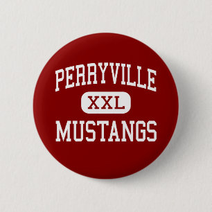 Badge Rond 5 Cm Perryville - mustangs - aîné - Perryville