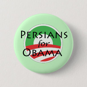 Badge Rond 5 Cm Persans pour Obama
