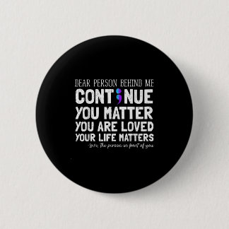 Badge Rond 5 Cm Person Behind Me Suicide Prevention &amp; Depressi