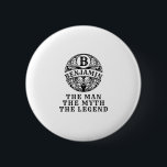 Badge Rond 5 Cm Personalized Fathers day   the man the myth legend<br><div class="desc">Fathers day custom personalized the man the myth the legend</div>