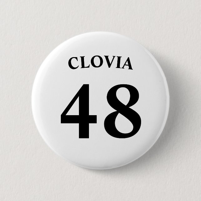 Badge Rond 5 Cm Personalized name and Jersey number  (Devant)