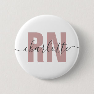 Badge Rond 5 Cm Personalized RN Registered Nurse Graduation Gifts