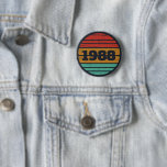 Badge Rond 5 Cm Personalized vintage birthday gift idea<br><div class="desc">You can add some originality to your wardrobe collection with this vintage sunset graphic design with awesome typography font lettering, is a great gift idea for men, women, husbands, wife girlfriend, and a boyfriend who will love this one-of-a-kind artwork. The best amazing and funny holiday present for your happy birthday...</div>