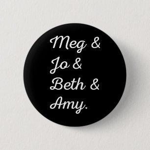 Badge Rond 5 Cm Personnages de Little Women II
