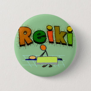 Badge Rond 5 Cm Personnages en allumettes de cadeaux de conception