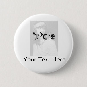 Badge Rond 5 Cm Personnalisable - votre photo et texte